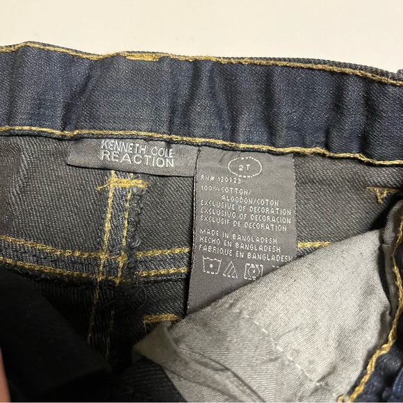 2T Kids Boys Kenneth Cole Reaction Denim Jean Shorts 100% Cotton Streetwear - Picture 3 of 6